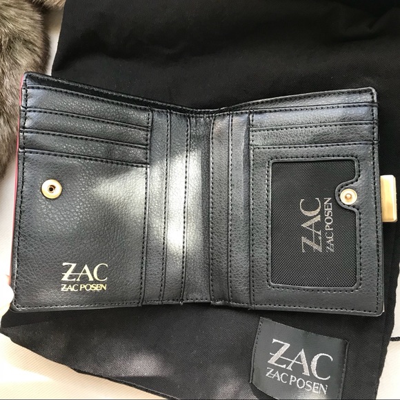 Zac Posen Saffinno Raspberry Wallet - Picture 4 of 7